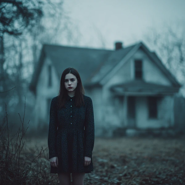 Eerie House Portrait