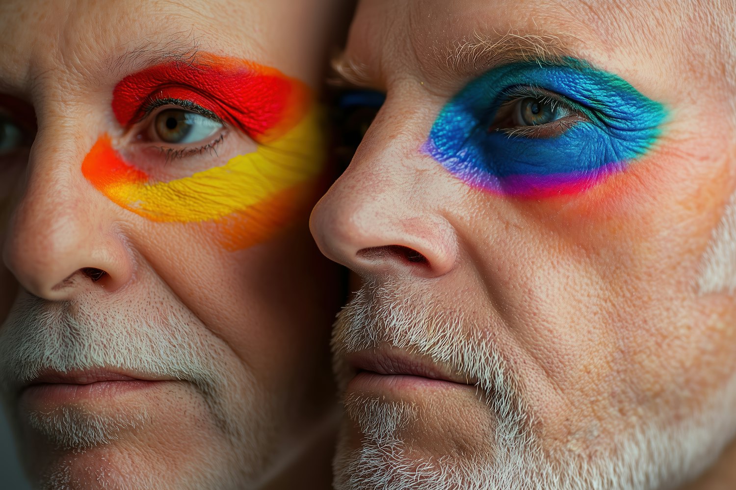 Artistic Face Paint Close-Up