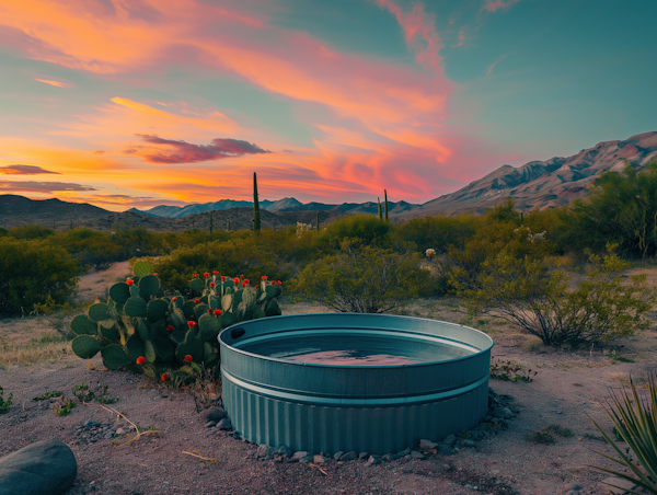 Desert Dusk Tranquility