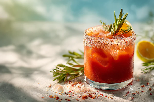 Vibrant Cocktail Display