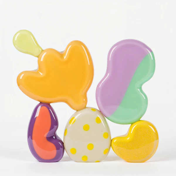 Abstract Glossy Shapes