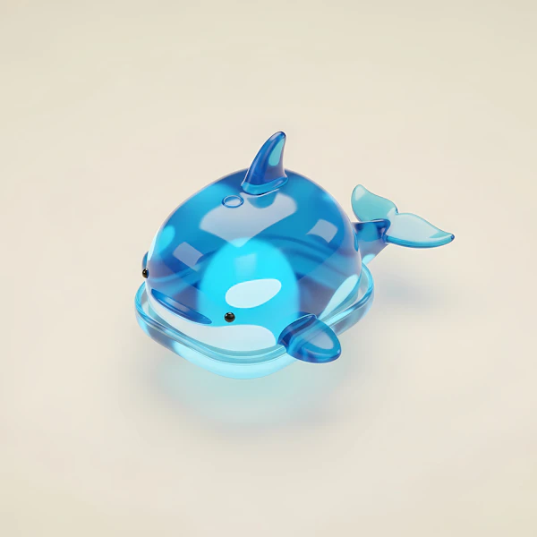Translucent Blue Whale