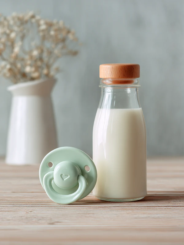 Milk Bottle and Pacifier