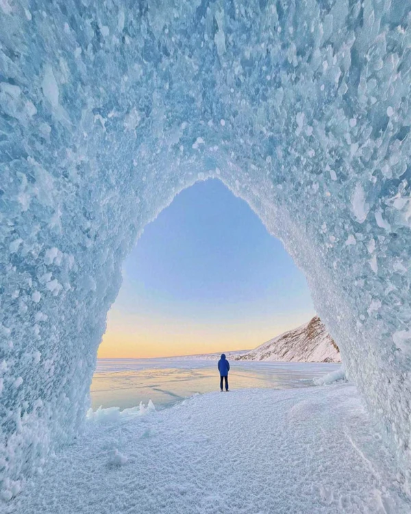 Frozen Landscape Arch