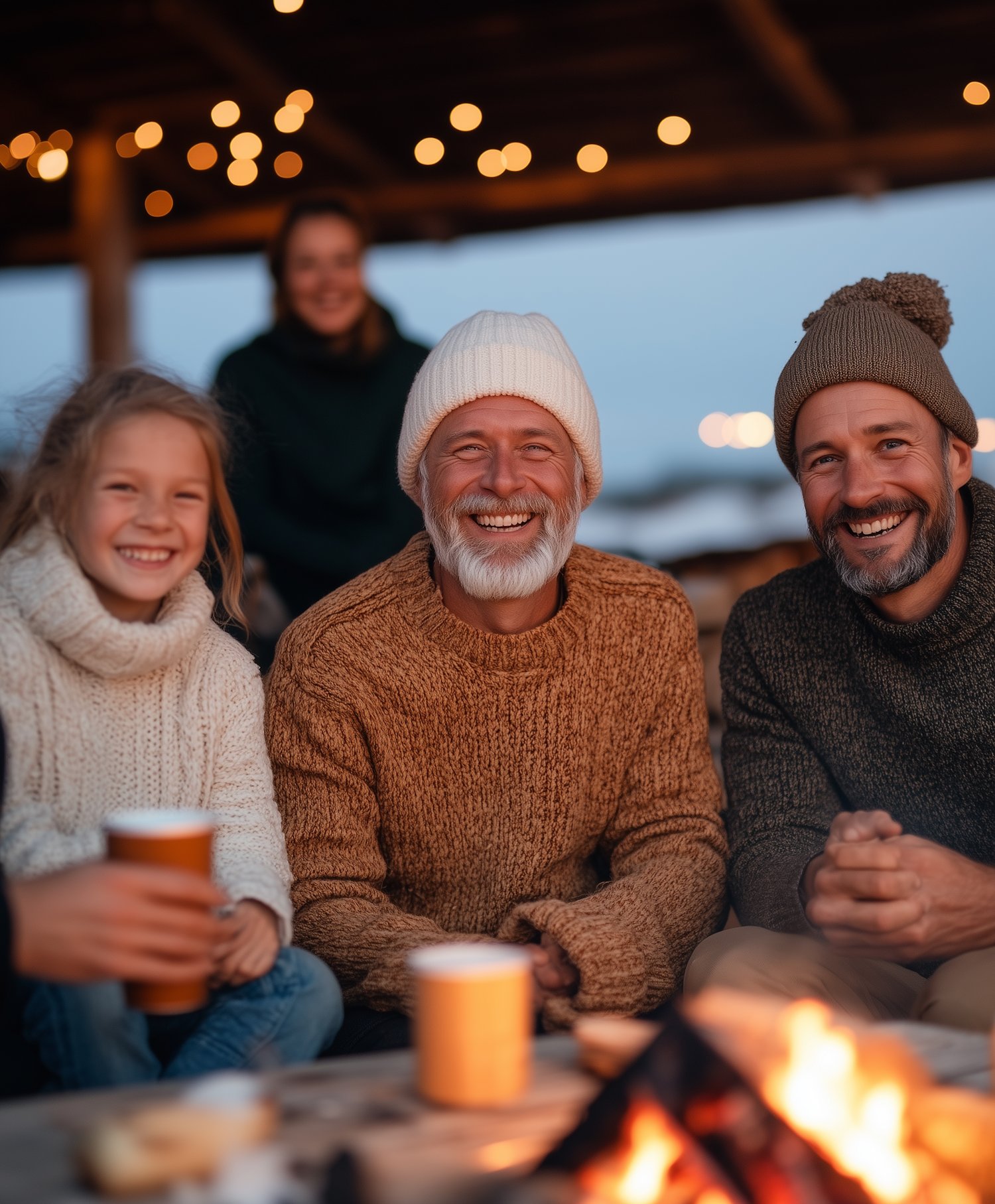 Cozy Fire Gathering