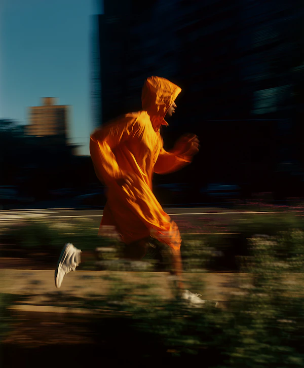 Urban Runner in Motion