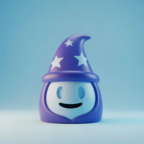 Cartoon Wizard Character