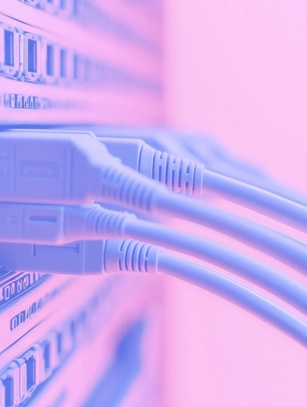 Ethernet Cables Close-Up