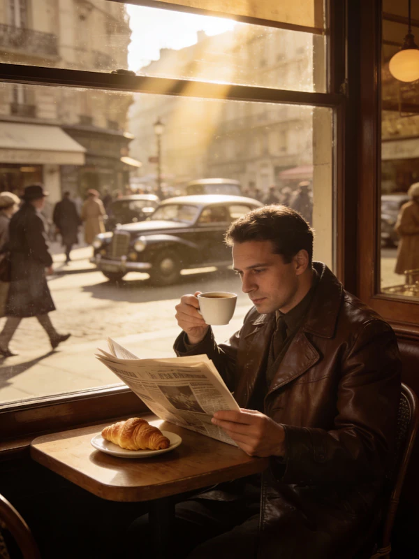 Café Nostalgia Scene