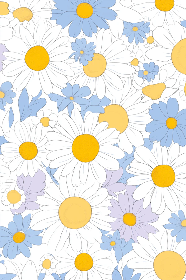 Vibrant Daisy Illustration
