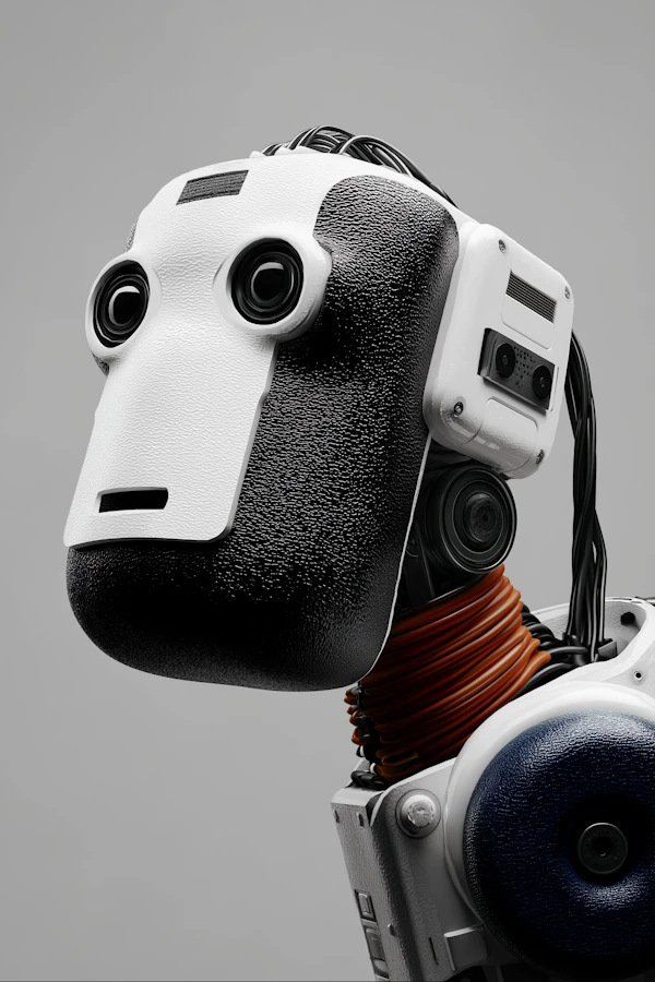 Humanoid Robot Close-Up