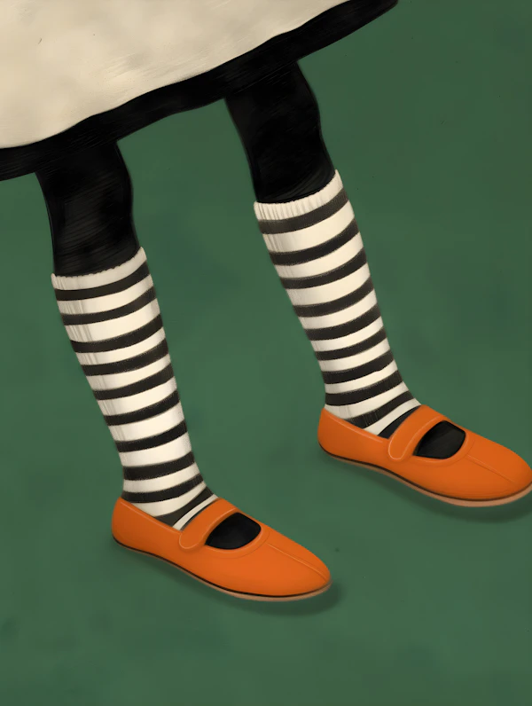 Stylized Footwear Art