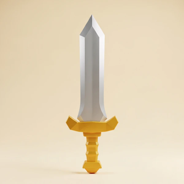 Modern Geometric Sword