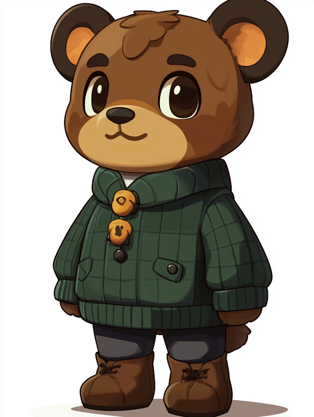 Cartoon Bear Character