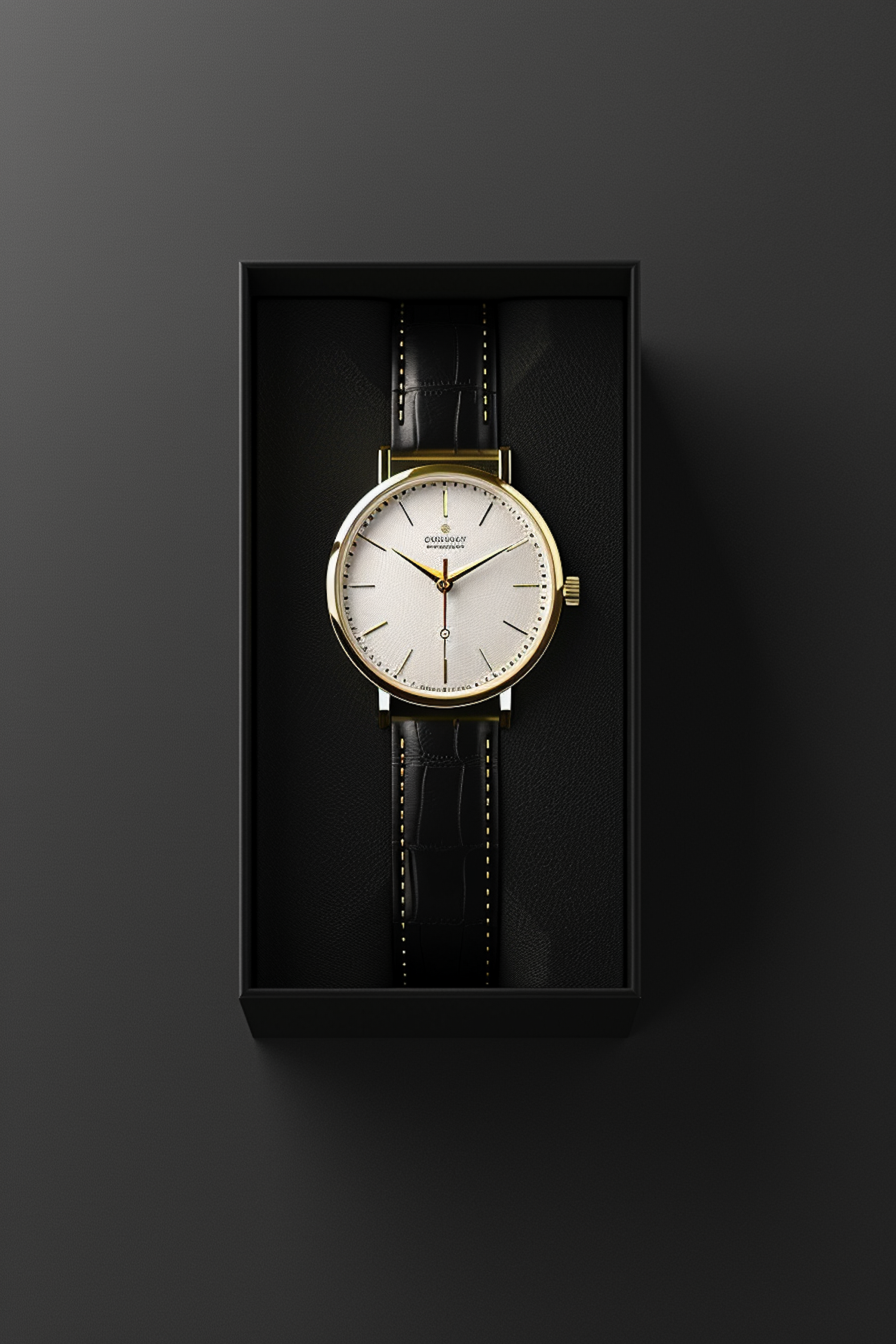 Elegant Wristwatch in Black Box