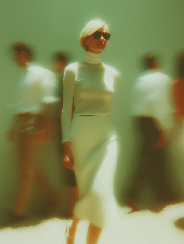 Chic Minimalist Woman