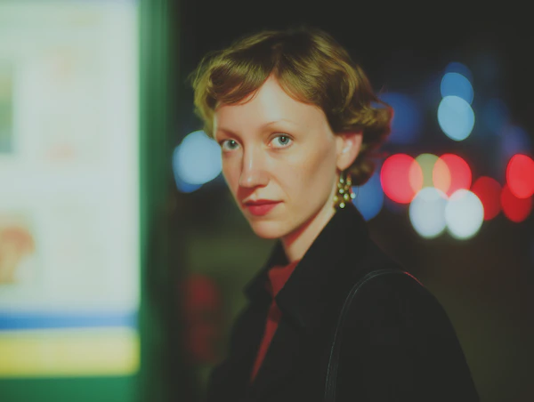 Urban Night Portrait