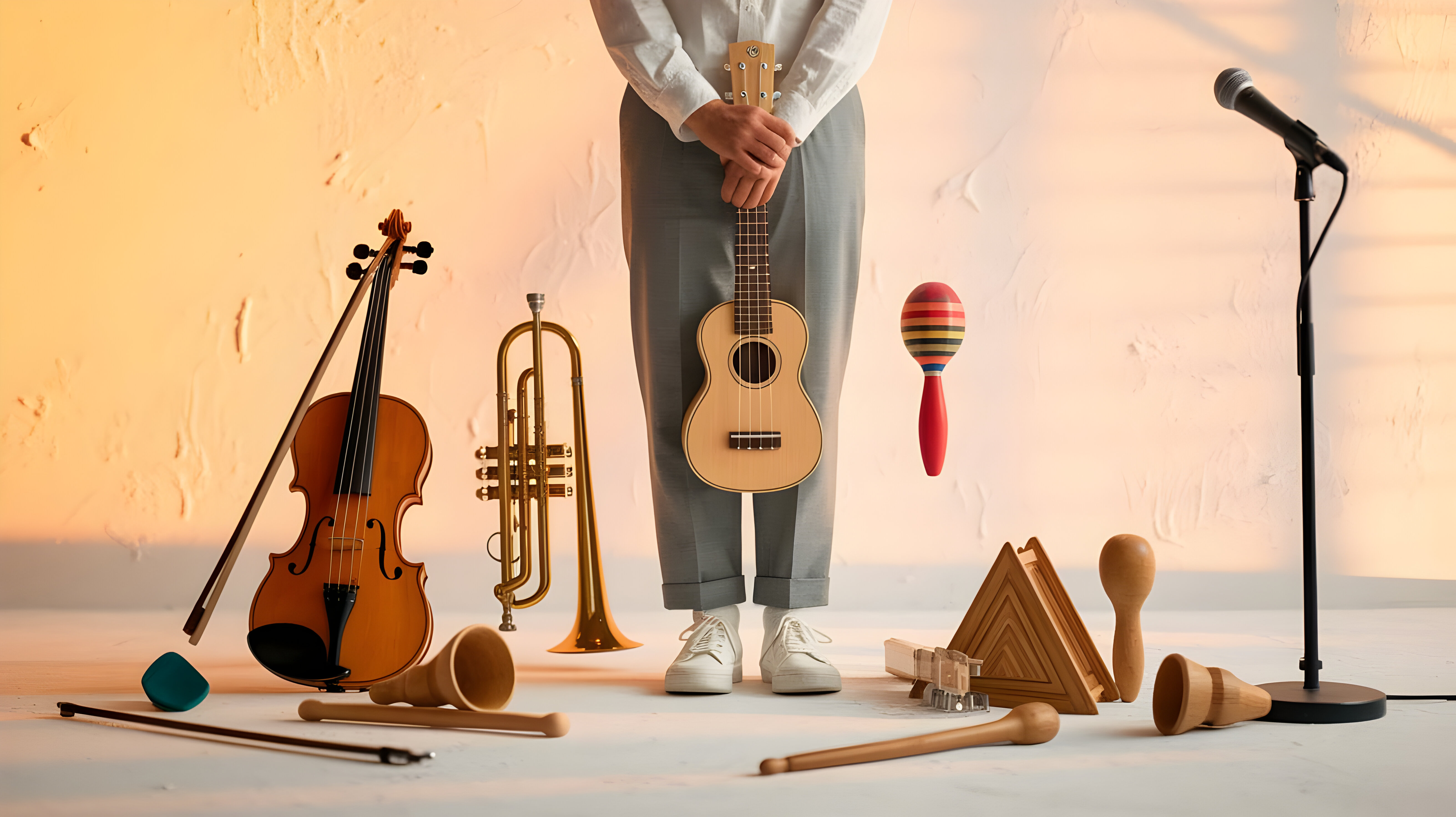 Musical Instruments Scene Photo on Lummi