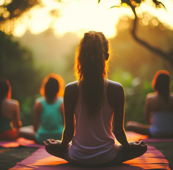 Serene Sunset Yoga Session