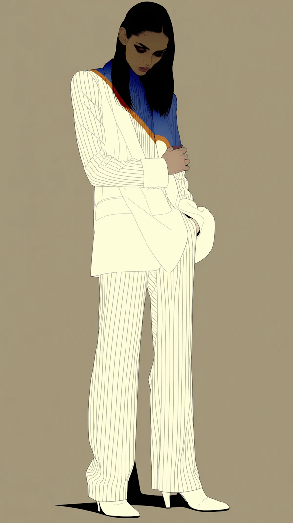 Elegant Minimalist Portrait
