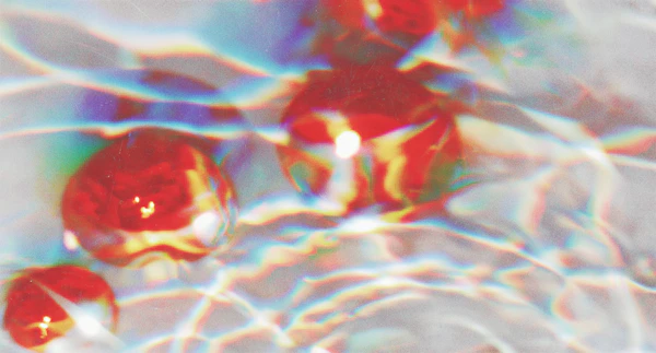 Prismatic Red Spheres