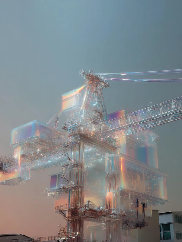 Iridescent Crane Structure