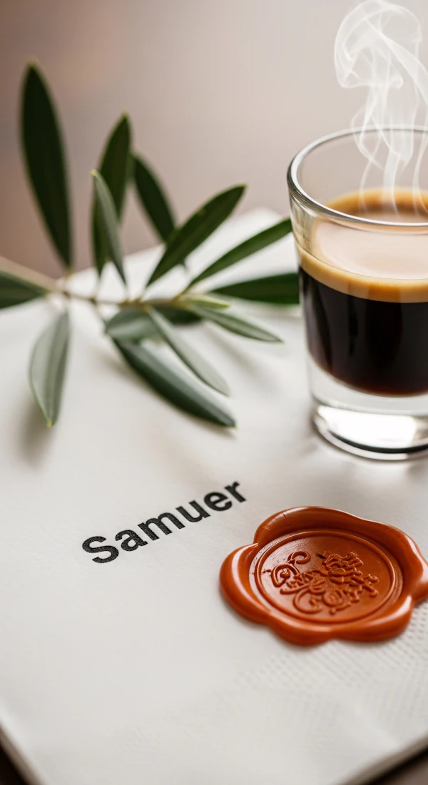 Elegant Espresso Scene