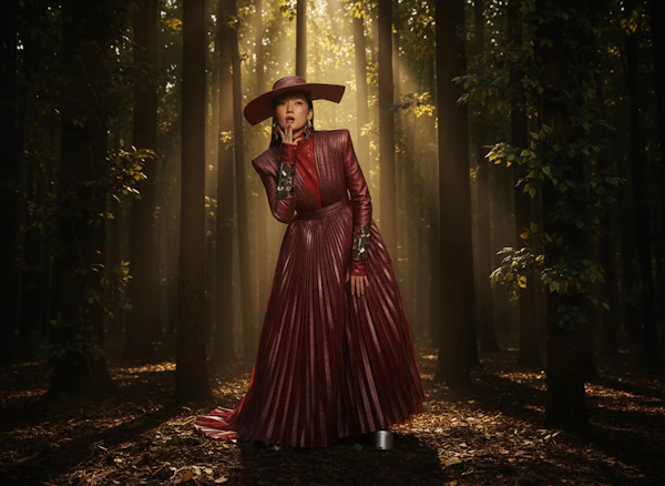 Elegant Forest Portrait