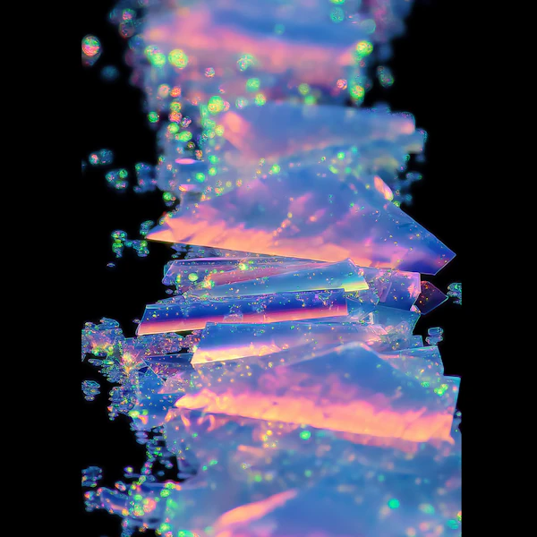 Iridescent Shard Display