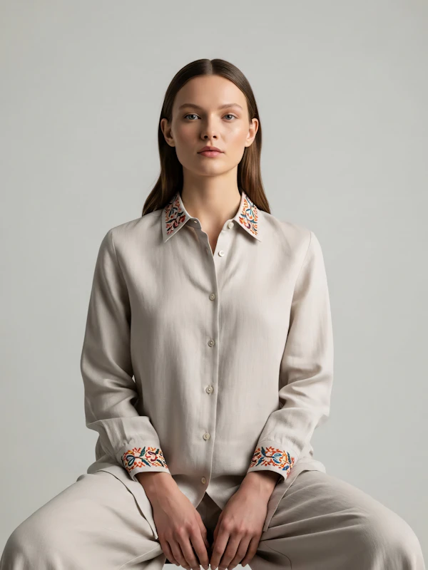 Elegant Embroidered Attire