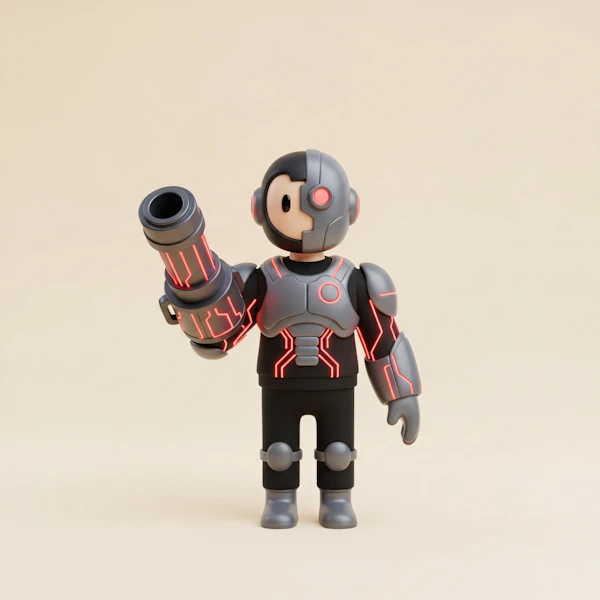 Futuristic Cyborg Design