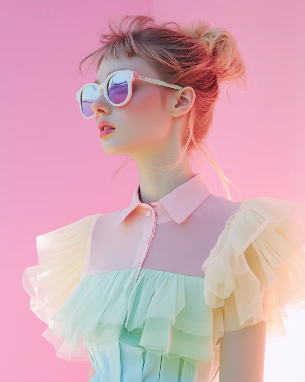 Pastel Fashion Portrait