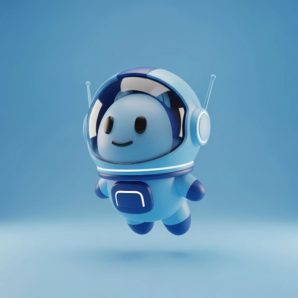 Cartoon Astronaut Art