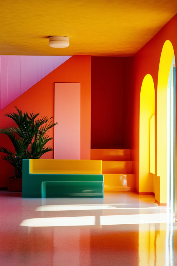 Vibrant Interior Space
