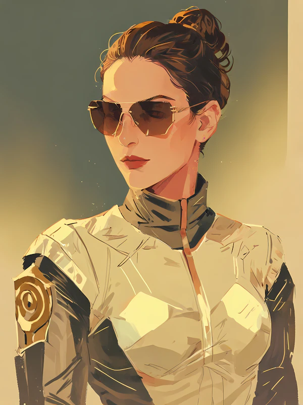 Futuristic Fashion Pose