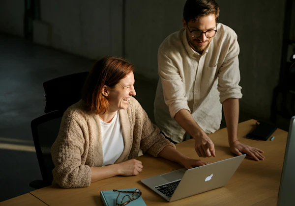 Office Collaboration Scene