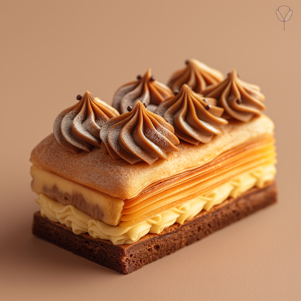 Layered Mille-feuille Dessert