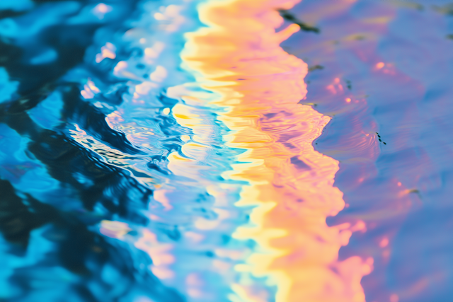 Vibrant Water Ripples