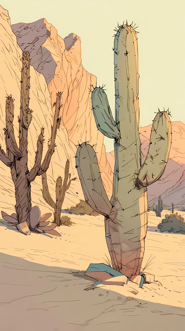 Serene Desert Landscape