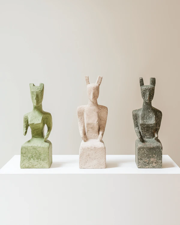 Abstract Sculptures Trio