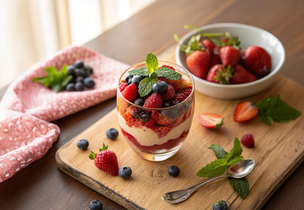 Layered Berry Dessert