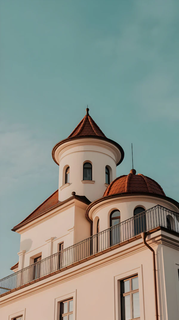 Classic Twin-Tower Building