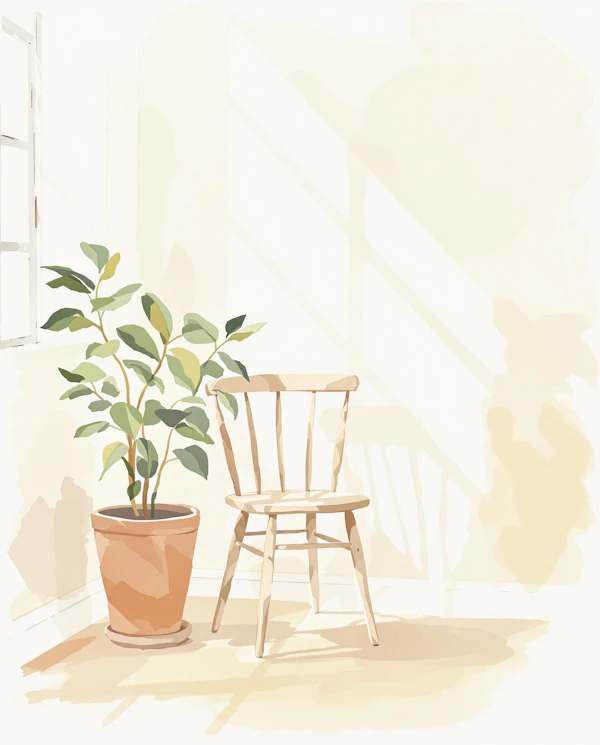 Minimalistic Room Scene