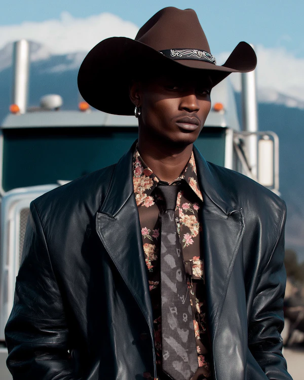 Stylish Cowboy Portrait