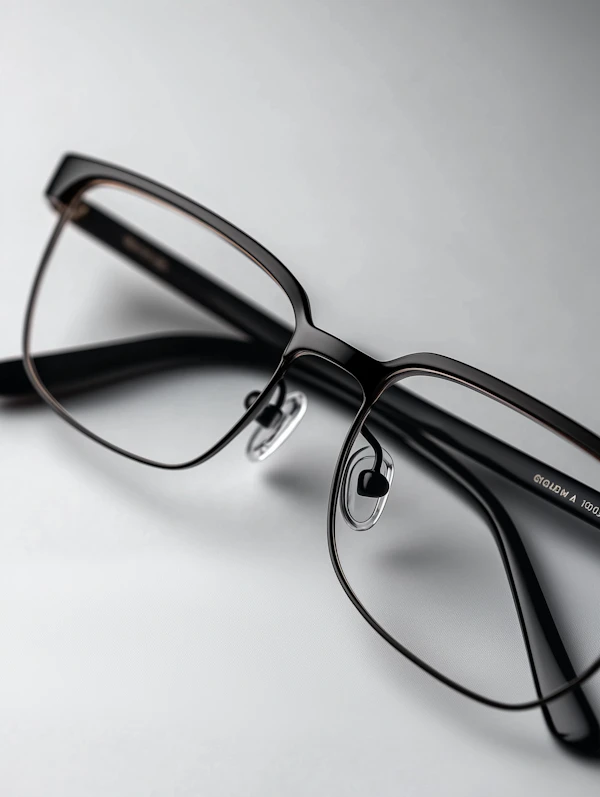 Modern Black Eyeglasses