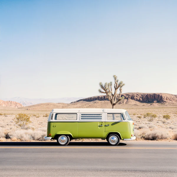Vintage VW Camper Van