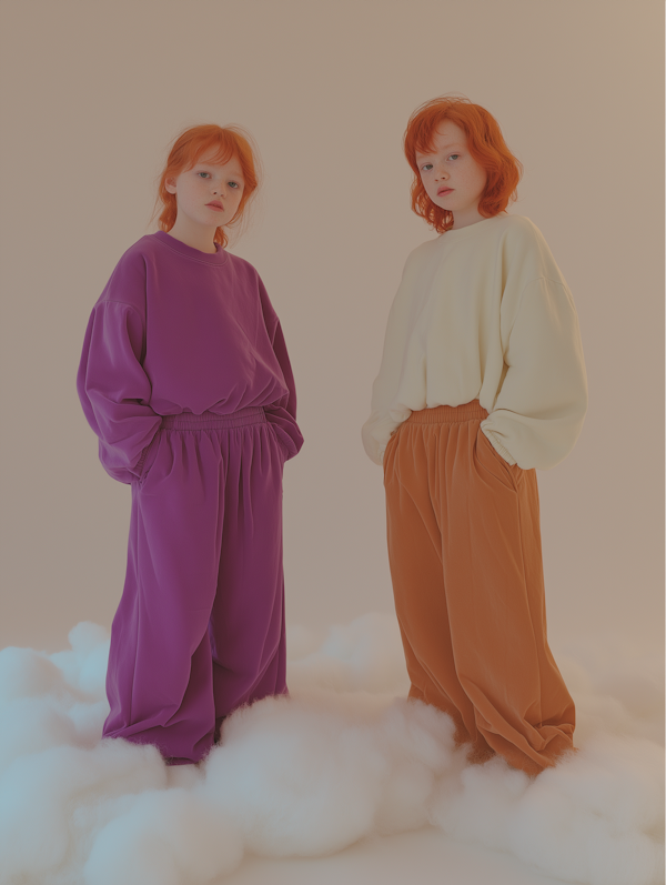 Serious Redheads in Pastel