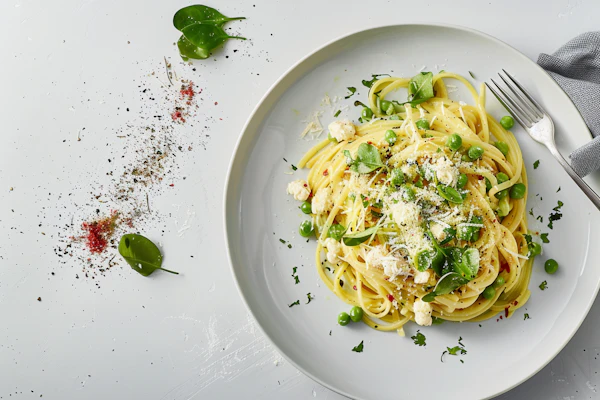 Gourmet Spaghetti Plate