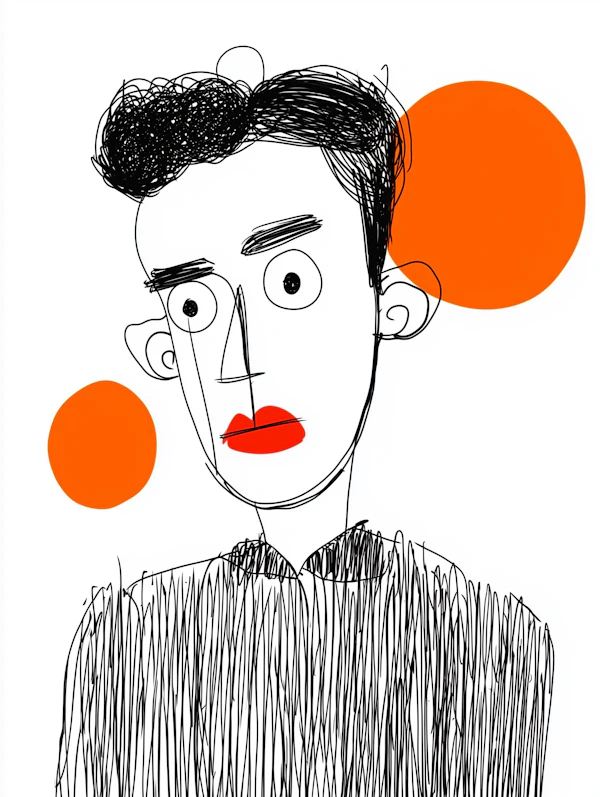 Stylized Human Figure Illustration