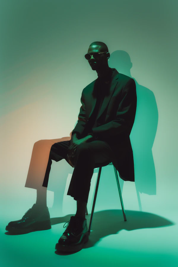 Stylish Man in Studio